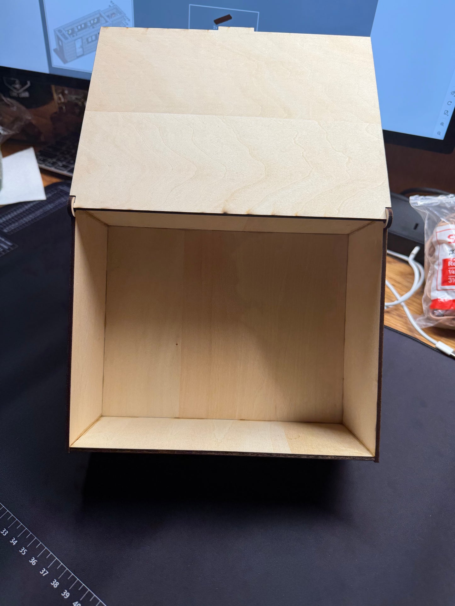 BlockVault™ Wooden Brick Storage Box | Leftover Brick Organizer for Building Sets | Laser Engraved Brick Parts Box | Gift for Brick Builders